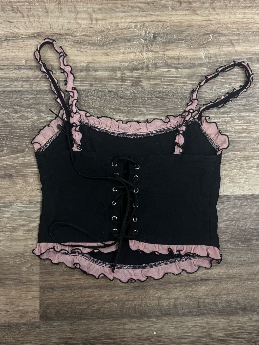 Motel Rocks Idalia Corset Ruffle Top Women’s Small - Picture 5 of 5